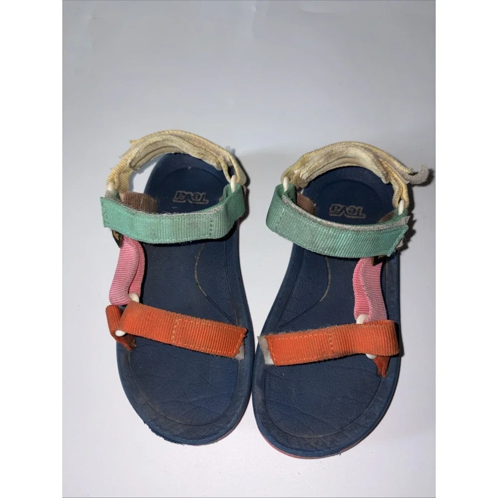 Kids Size 3 Colorblock Teva Original Universal 90s Multi Sandals Quick Dry